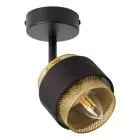 Ledvance Decor Spot Hornet Plafond Spot Noir 1x2.8W - 827 Blanc Très Chaud | Incl. 1x E14