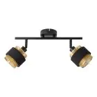 Ledvance Decor Spot Hornet Plafond Spot Noir 2x2.8W - 827 Blanc Très Chaud | Incl. 2x E14