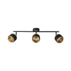 Ledvance Decor Spot Hornet Plafond Spot Noir 3x2.8W - 827 Blanc Très Chaud | Incl. 3x E14