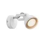 Nordlux Aslak Applique Murale Métal Blanc | Convient pour GU10