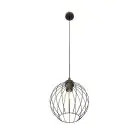 Emibig Suspension Luminaire Nando Acier Noir | Convient pour 1x E27 - Max 15W