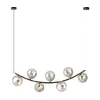 Emibig Suspension Luminaire Ritz Acier Noir | Convient pour 7x E14 - Max 10W