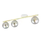 Emibig Plafonnier Monza Acier Blanc | Convient pour 3x E14 - Max 10W