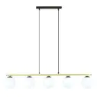 Emibig Suspension Luminaire Allora Acier Noir | Convient pour 5x E14 - Max 10W