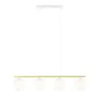 Emibig Suspension Luminaire Allora Acier Blanc | Convient pour 4x E14 - Max 10W