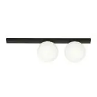 Emibig Plafonnier Fit Acier Noir | Convient pour 2x E14 - Max 10W
