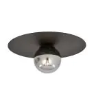 Emibig Plafonnier Solar Acier Noir | Convient pour 1x E14 - Max 10W