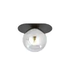 Emibig Plafonnier Plaza Acier Noir | Convient pour 1x E14 - Max 10W