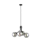 Emibig Suspension Luminaire Nova Acier Noir | Convient pour 4x E14 - Max 10W