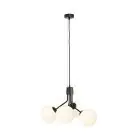 Emibig Suspension Luminaire Nova Acier Noir | Convient pour 4x E14 - Max 10W