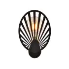 Emibig Applique Murale Playa Acier Noir | Convient pour 1x E27 - Max 15W