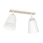 Emibig Plafonnier Atlas Acier Blanc | Convient pour 2x E27 - Max 15W