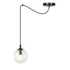 Emibig Suspension Luminaire Gigi Acier Noir | Convient pour 1x E14 - Max 10W