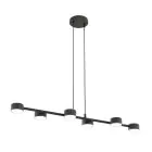 Emibig Suspension Luminaire Megara Acier Noir | Convient pour 6x GX53 - Max 12W