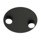 Emibig Plafonnier Bolx Acier Noir | Convient pour 2x GX53 - Max 12W