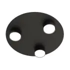 Emibig Plafonnier Bolx Acier Noir | Convient pour 3x GX53 - Max 12W