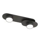Emibig Plafonnier Stilo Acier Noir | Convient pour 2x GX53 - Max 12W