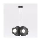 Emibig Suspension Luminaire Elementi Acier Noir | Convient pour 4x G9 - Max 8W