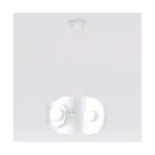 Emibig Suspension Luminaire Elementi Acier Blanc | Convient pour 4x G9 - Max 8W