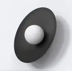 Emibig Applique Murale Inspo Acier Noir | Convient pour 1x G9 - Max 8W