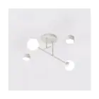 Emibig Plafonnier Holon Acier Gris | Convient pour 2x G9 - Max 8W, 2x GX53 - Max 12W