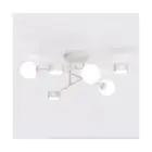 Emibig Plafonnier Holon Acier Gris | Convient pour 3x G9 - Max 8W, 3x GX53 - Max 12W