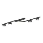 Emibig Plafonnier Skan Acier Noir | Convient pour 4x GX53 - Max 12W