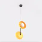Emibig Suspension Luminaire Vanila Acier Orange | Convient pour 2x G9 - Max 8W