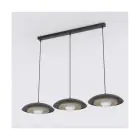 Emibig Suspension Luminaire Skin Acier Noir | Convient pour 3x G9 - Max 8W