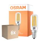 Lot 6x Osram LED Special E14 Tubular Ampoule T26 Filament Claire 4.8W 470lm - 827 Blanc Très Chaud | Dimmable - Équivalent 40W