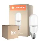 Lot 6x Osram LED Superstar E27 Linear Dépolie 11W 1050lm - 940 Blanc Froid | Meilleur Rendu Des Couleurs - Dimmable - Équivalent 75W