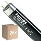 Lot 25x Philips MASTER TL-D 18W - Blacklight Bleu | 60cm