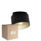 Lot 6x Nordlux Torone Spot Métal Noir | Convient pour GU10