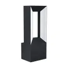 Eglo Applique Murale Riforano Aluminium Noir 5W 550lm - 830 Blanc Chaud | IP44