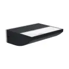 Eglo Applique Murale Sorronaro Aluminium Noir 10W 1000lm - 830 Blanc Chaud | IP65