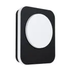 Eglo Applique Murale Madriz Aluminium Noir 3W 370lm - 830 Blanc Chaud | IP44