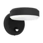 Eglo Applique Murale Fornaci Acier Noir 3W 320lm - 830 Blanc Chaud | IP65 - Détecteur De Mouvement