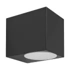 Eglo Applique Murale Jabaga Noir 4W 400lm - 830 Blanc Chaud | IP44