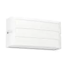 Eglo Applique Murale Camarda Aluminium Blanc | IP54 - Convient pour 1x E27