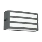 Eglo Applique Murale Camarda Aluminium Anthracite | IP54 - Convient pour 1x E27