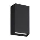 Eglo Applique Murale Spongano Aluminium Noir Up & Down 5W 600lm - 830-840-850-865 CCT | IP65