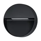 Eglo Applique Murale Maruggio Aluminium Noir 4W 520lm - 830-840-850-865 CCT | IP65