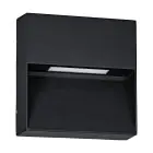 Eglo Applique Murale Maruggio Aluminium Noir 4W 520lm - 830-840-850-865 CCT | IP65