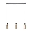 Eglo Suspension Luminaire Maione Acier Noir | IP20 - Convient pour 3x E27 