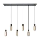 Eglo Suspension Luminaire Maione Acier Noir | IP20 - Convient pour 6x E27 