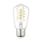Eglo LED E27 Edison Claire Filament 7.3W 806lm - 827 Blanc Très Chaud | Équivalent 60W
