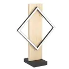 Eglo Lampe De Chevet Boyal Bois Noir, Brun 13W 1750lm - 830 Blanc Chaud